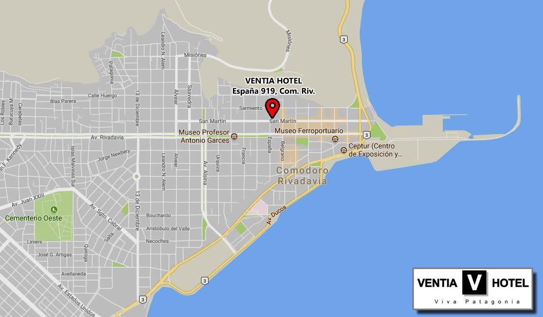 Hotel Urbano Ventia Comodoro Rivadavia Buitenkant foto
